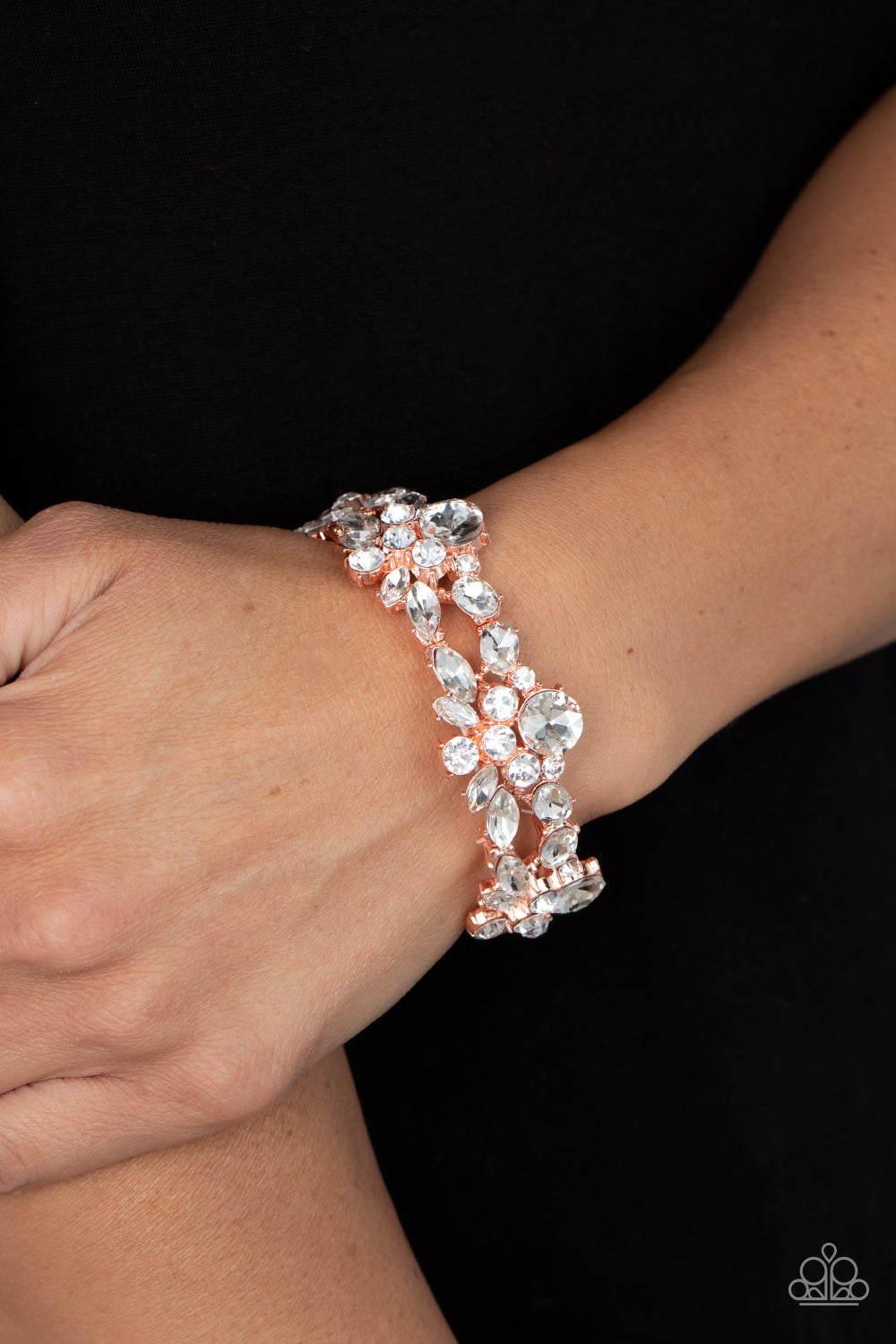 Beloved Bling Bracelet (White, Copper, Silver)