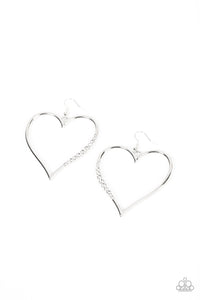 Bewitched Kiss White Earring