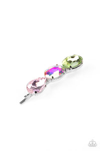 Beyond Bedazzled Green Multi Hair Clip