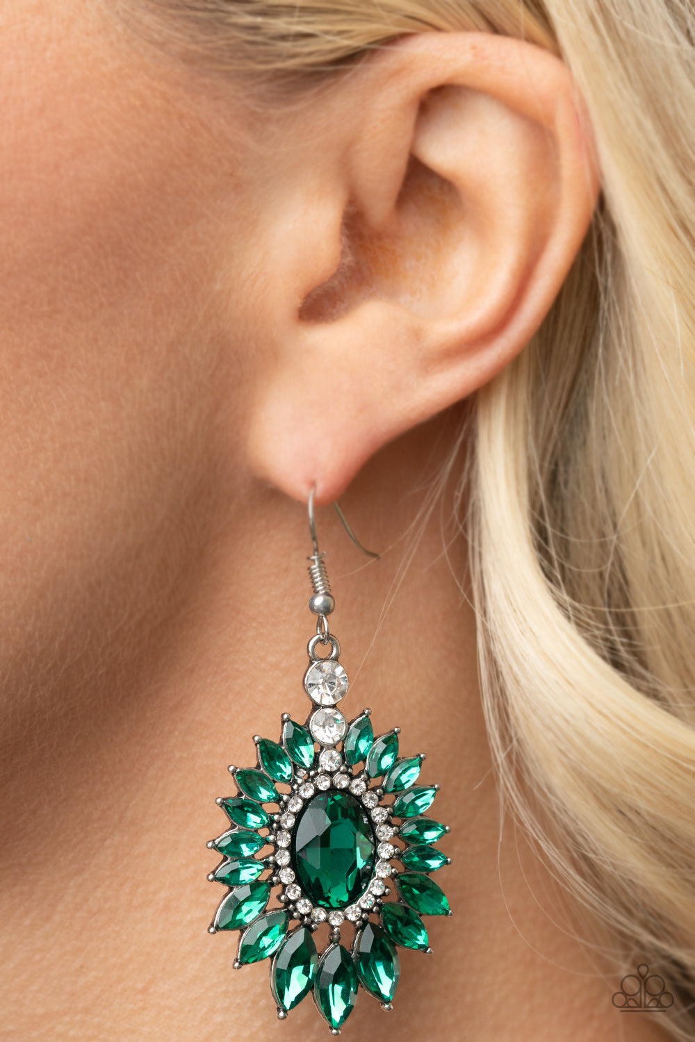 Big Time Twinkle Green Earring