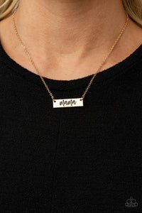 Blessed Mama Necklace (Silver, Gold)