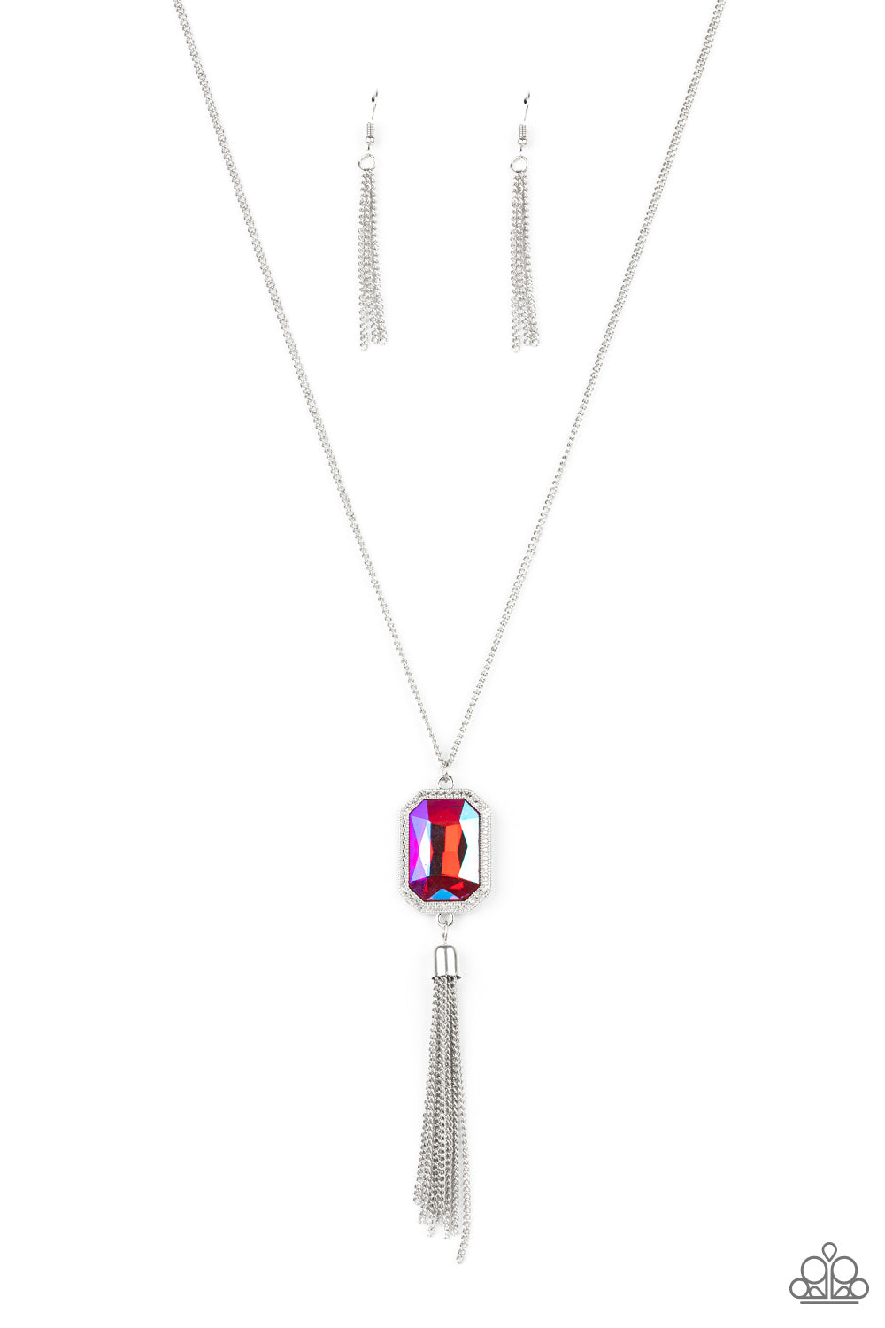Blissed Out Opulence Necklace (Red, Pink)