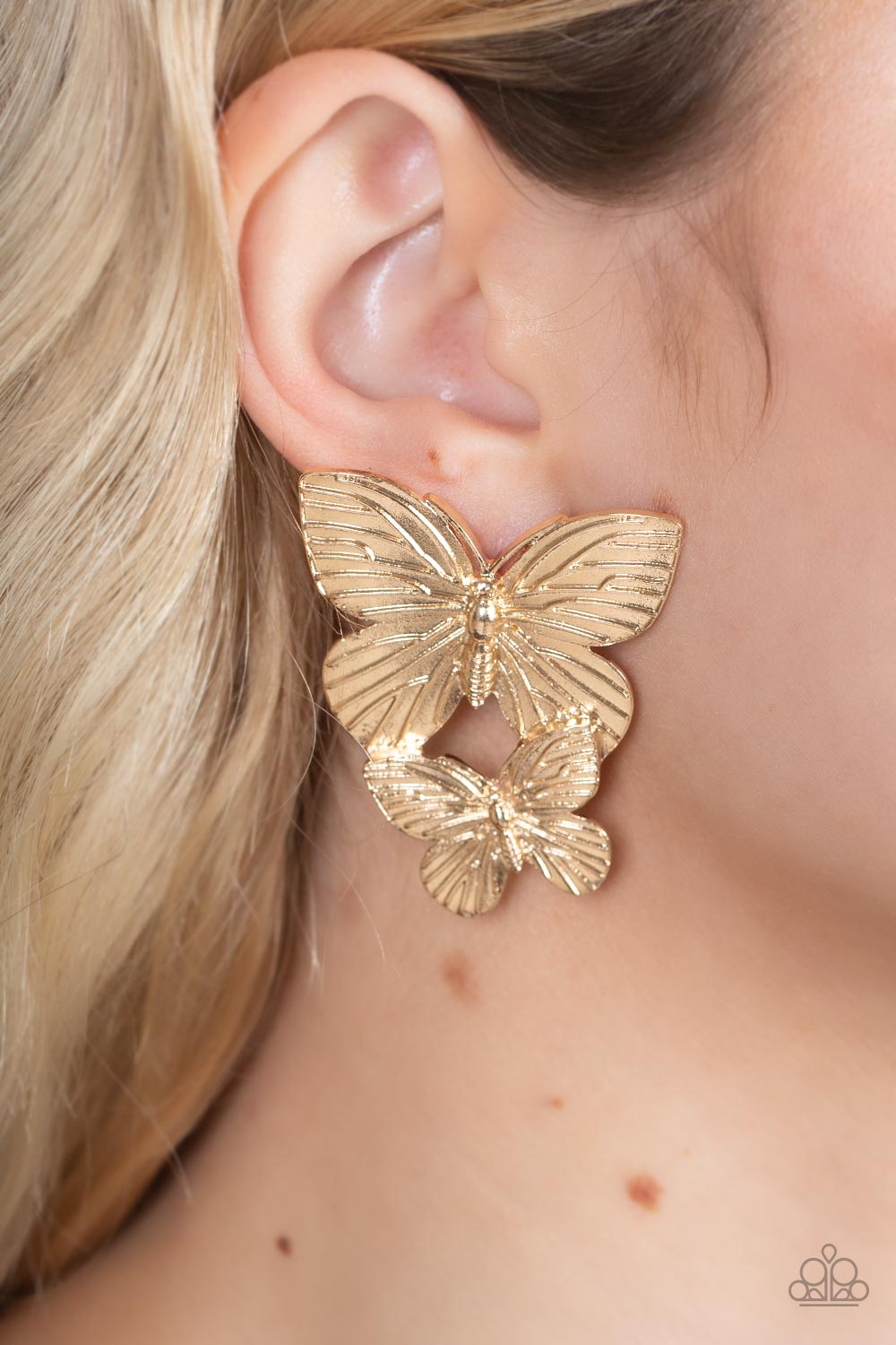 Blushing Butterflies Earring (Gold, Silver, Brass)