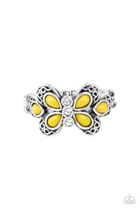 Boho Butterfly Yellow Ring