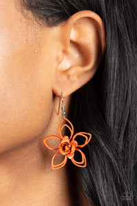Botanical Bonanza Earring (White, Orange, Pink)