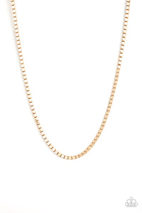 Boxed In Gold Necklace