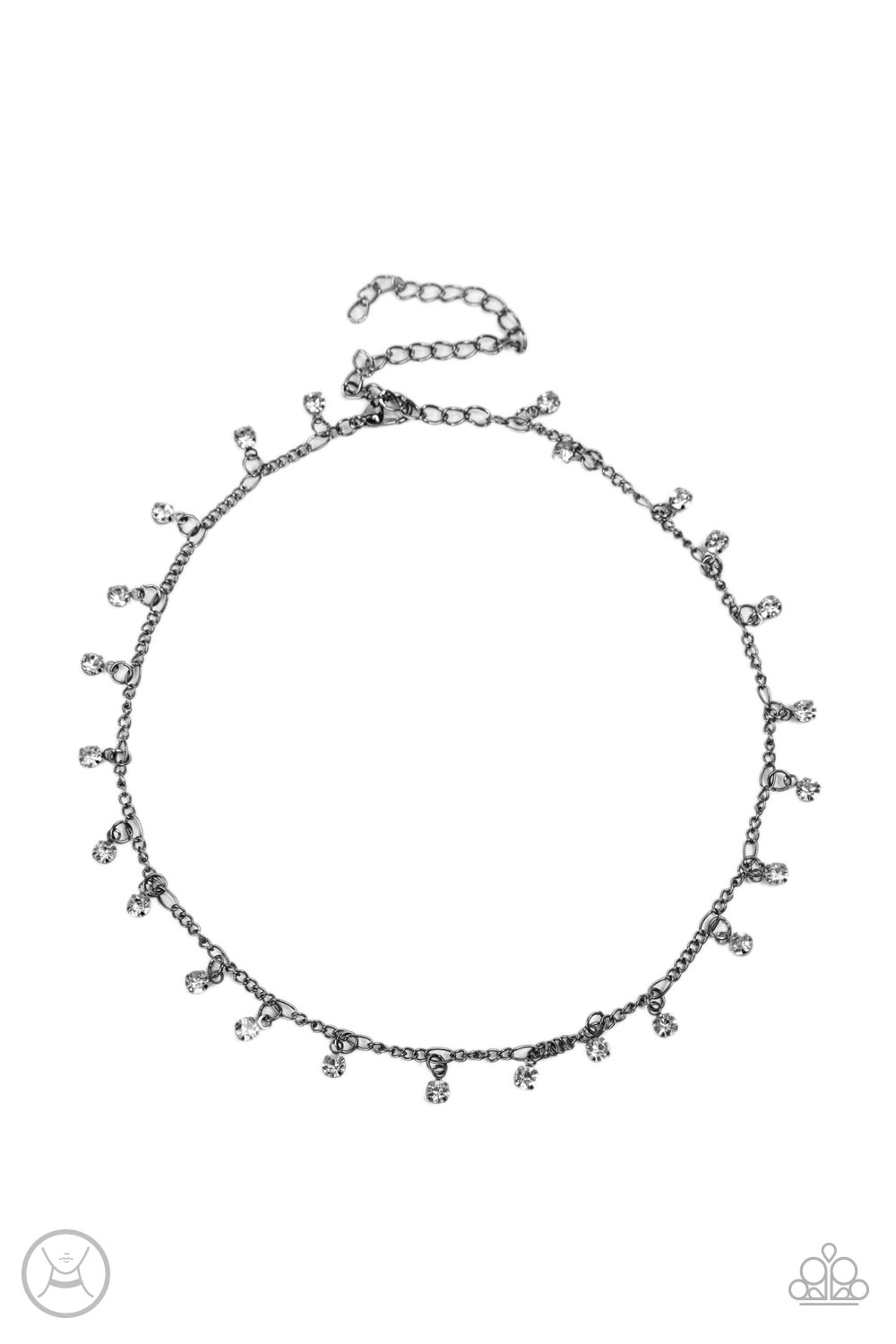 Bringing SPARKLE Back Necklace (White, Black)