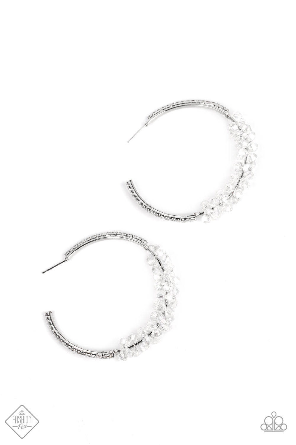 Bubble-Bursting Bling Earring (White, Gold, Black)