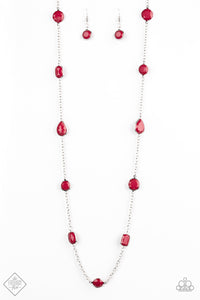 Color Me Carefree Red Necklace