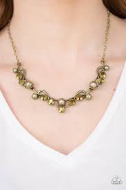 Tie The Knot Brass Necklace