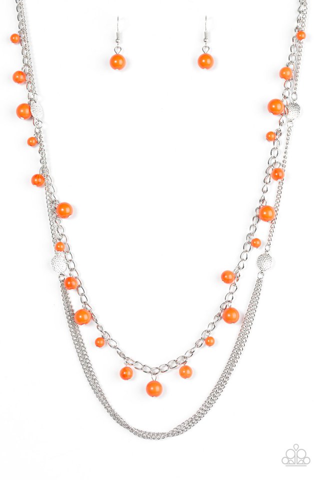 Color Spree Orange Necklace