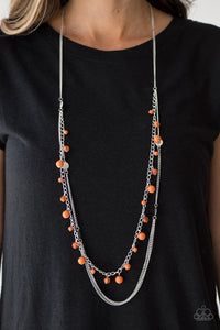 Color Spree Orange Necklace