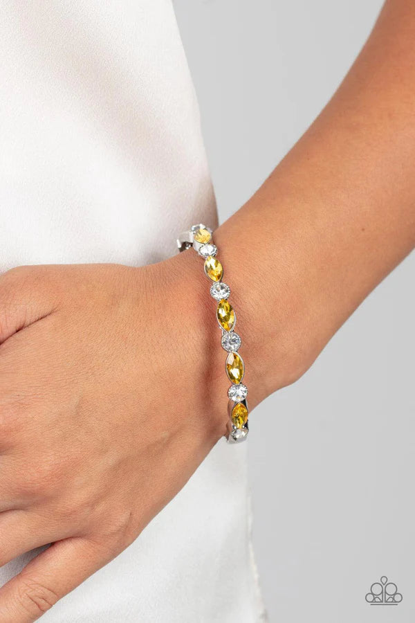 Petitely Powerhouse Bracelet (Pink, Yellow)