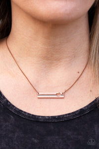 Sending All My Love Copper Necklace