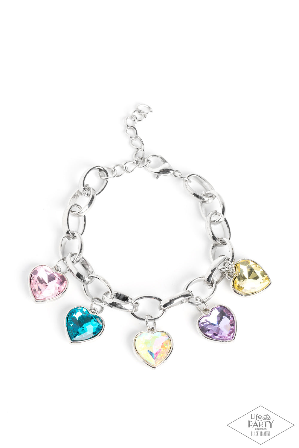 Candy Heart Charmer Multi Bracelet