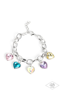 Candy Heart Charmer Multi Bracelet