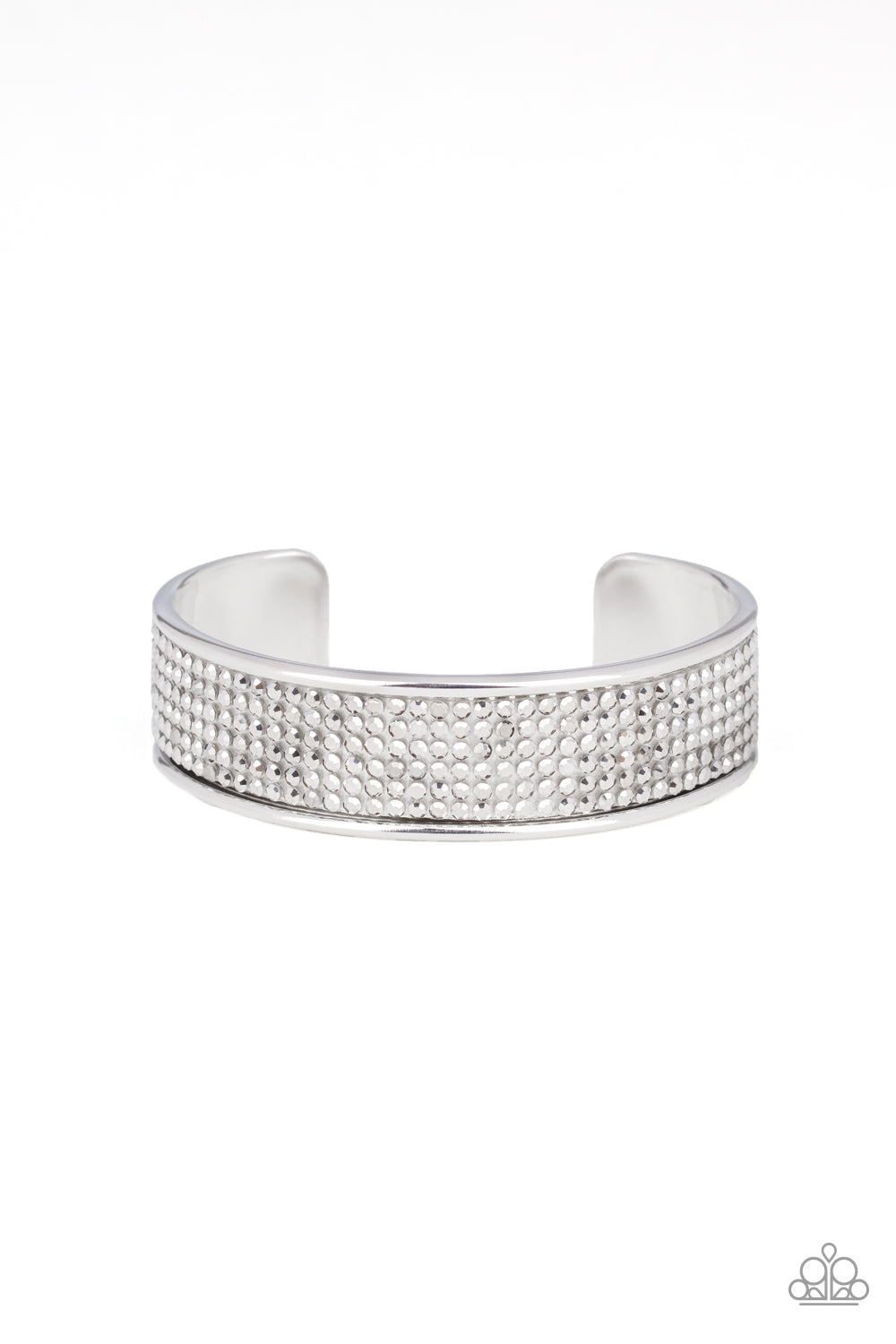 Can't Believe Your ICE Bracelet (White, Silver)
