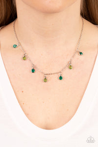 Carefree Charmer Necklace (Green, Multi)
