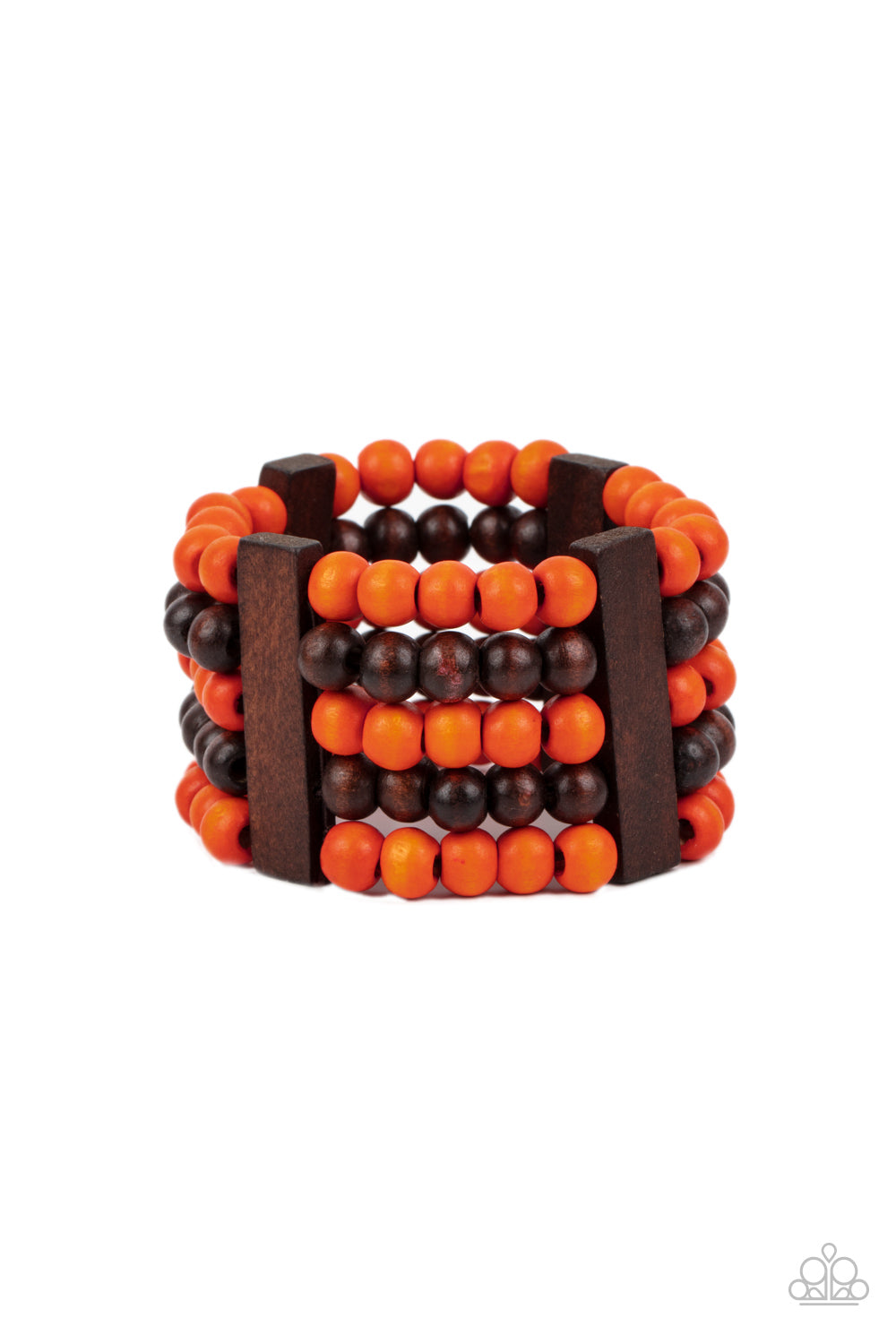 Caribbean Catwalk Orange Bracelet