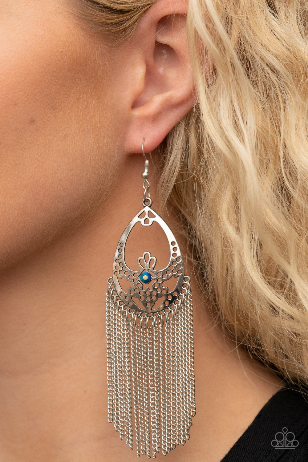 Castle Cottage Blue Earring