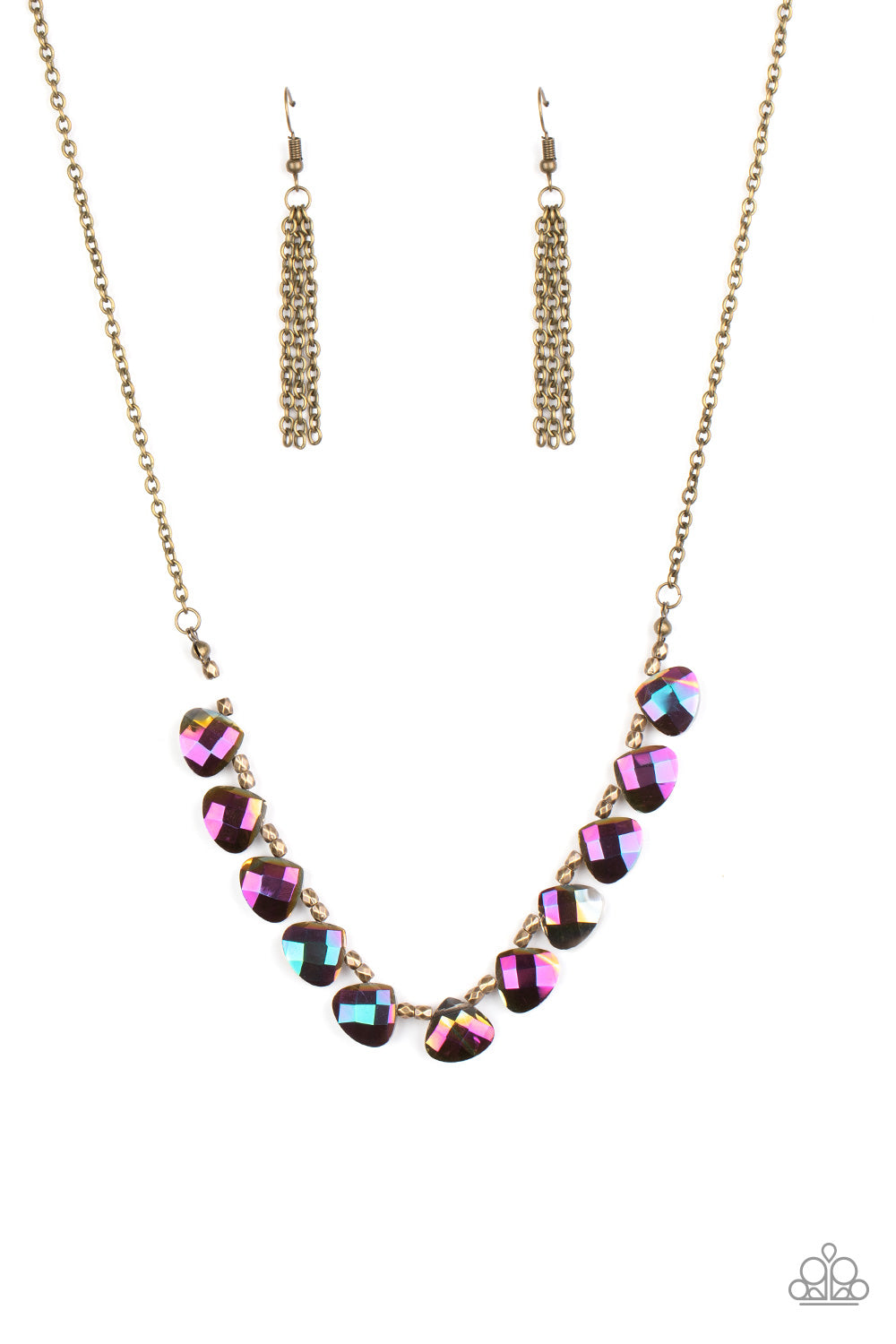 Catch a Fallen Star Brass Necklace