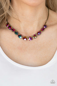 Catch a Fallen Star Brass Necklace