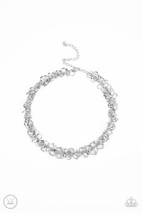 Cause a Commotion Silver Necklace