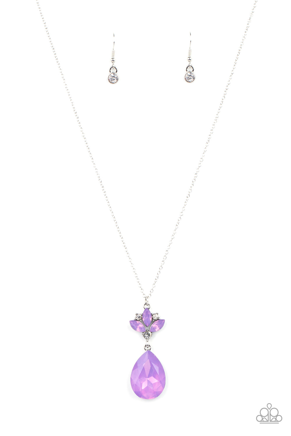 Celestial Shimmer Purple Necklace