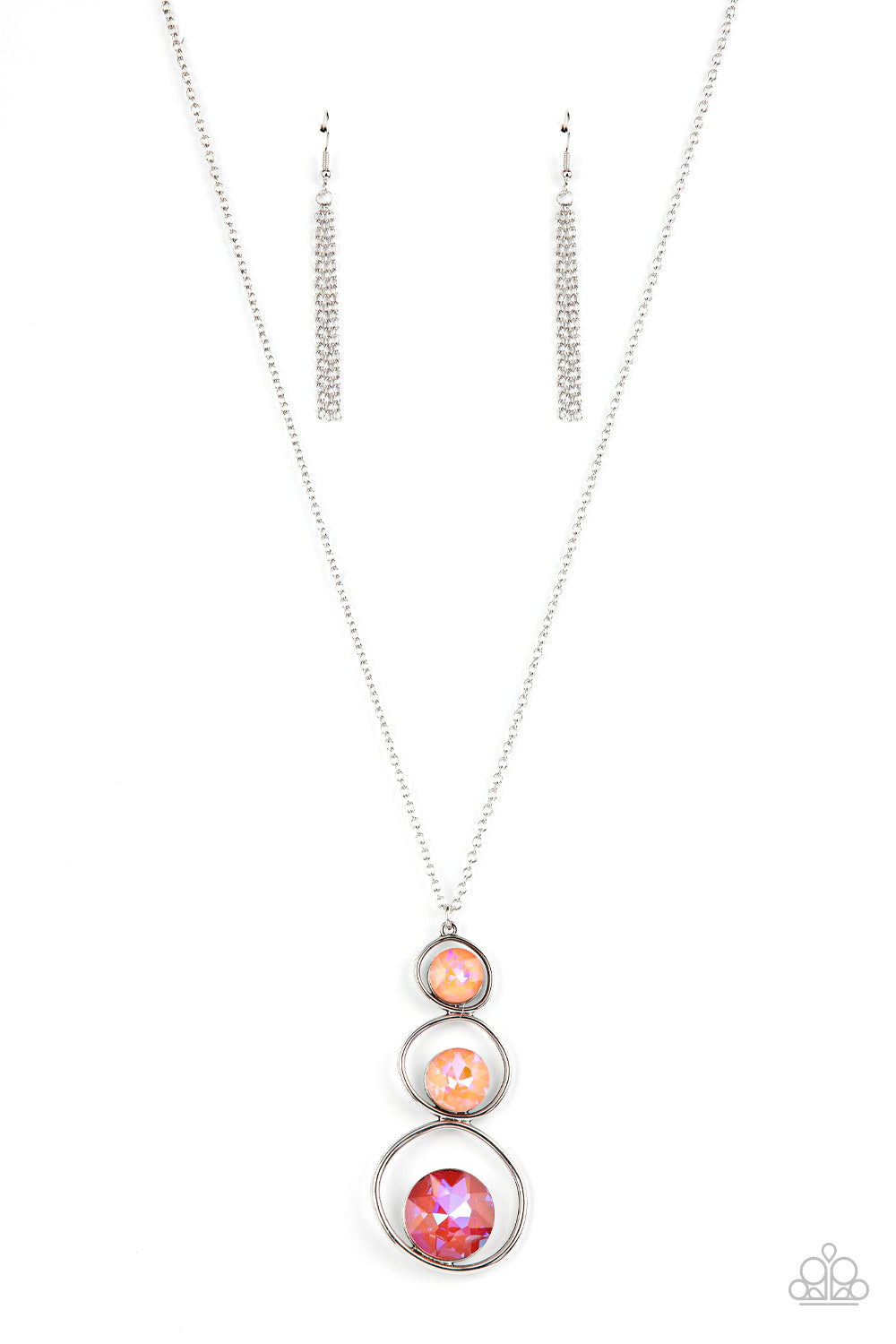 Celestial Courtier Necklace (Green, Orange, Yellow)