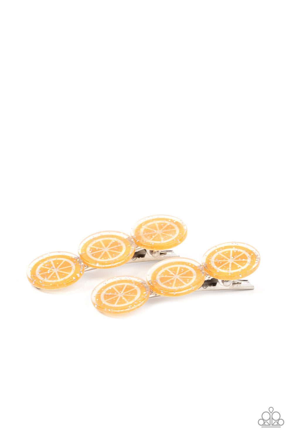 Charismatically Citrus Hair Clip (Yellow, Orange)