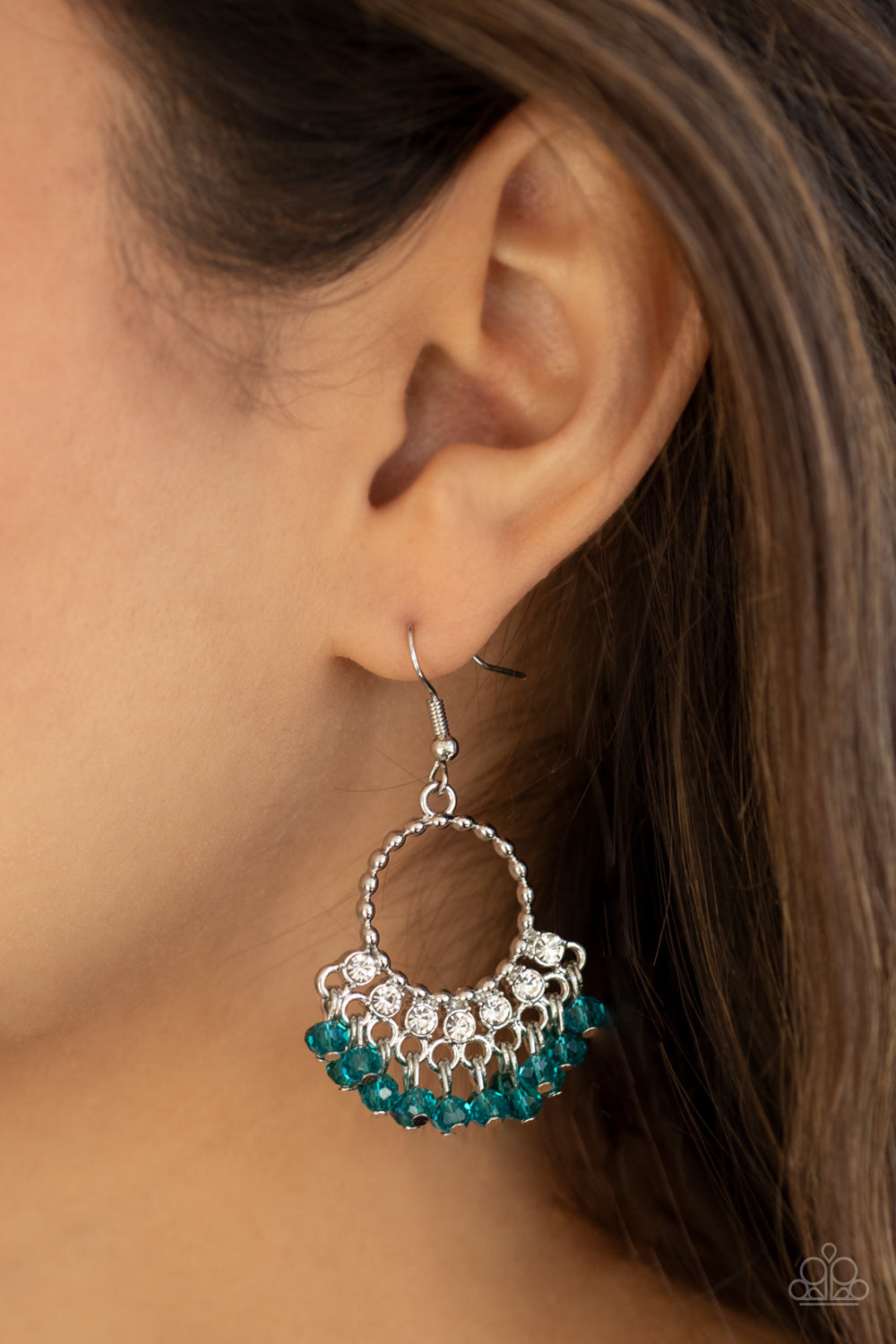 Charmingly Cabaret Blue Earring