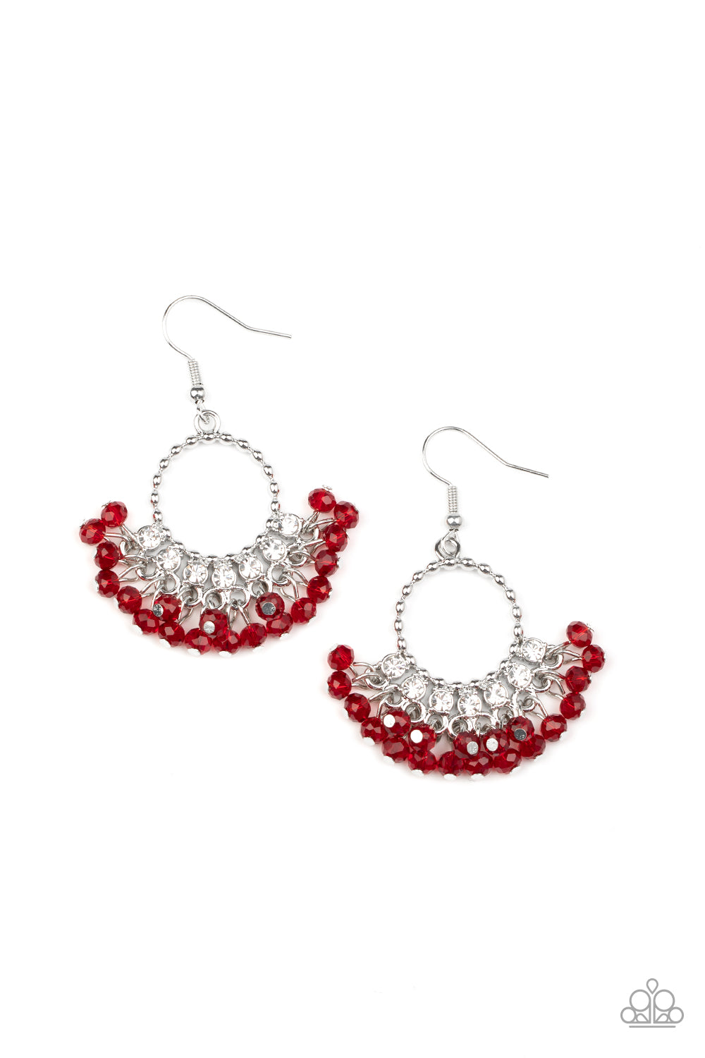 Charmingly Cabaret Red Earring