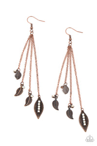 Chiming Leaflets Earring (Copper, Silver, Brass)