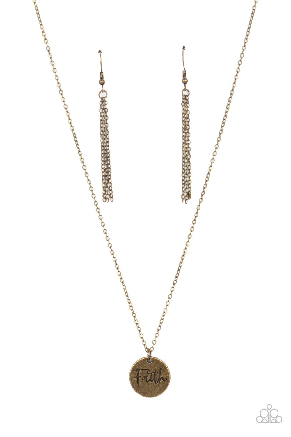 Choose Faith Necklace (Brass, Silver, Copper)