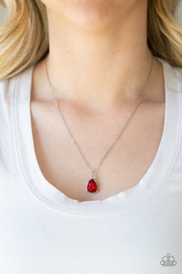 Classy Classicist Red Necklace