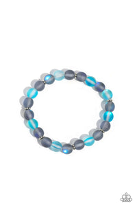 Clear Craze Bracelet (Blue, Silver)