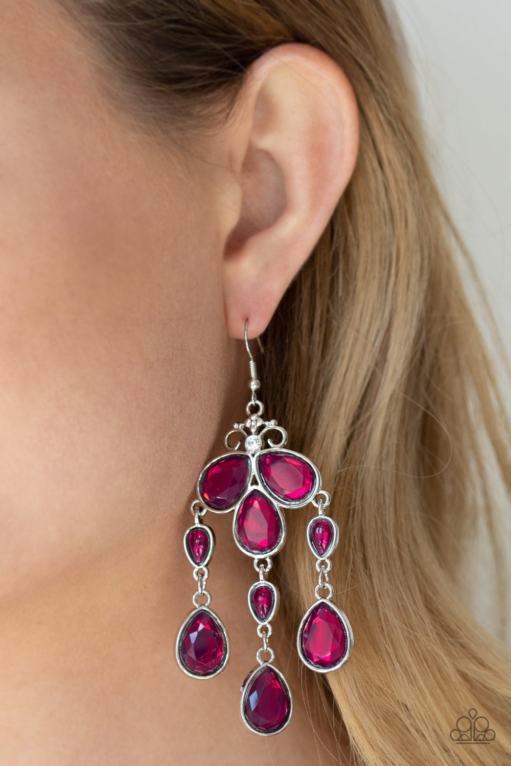 Clear The HEIR Purple Earring