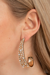 Cold as Ice Earring (Multi, White, Gold)