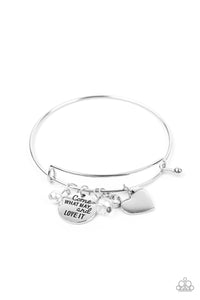 Come What May and Love It White Bracelet
