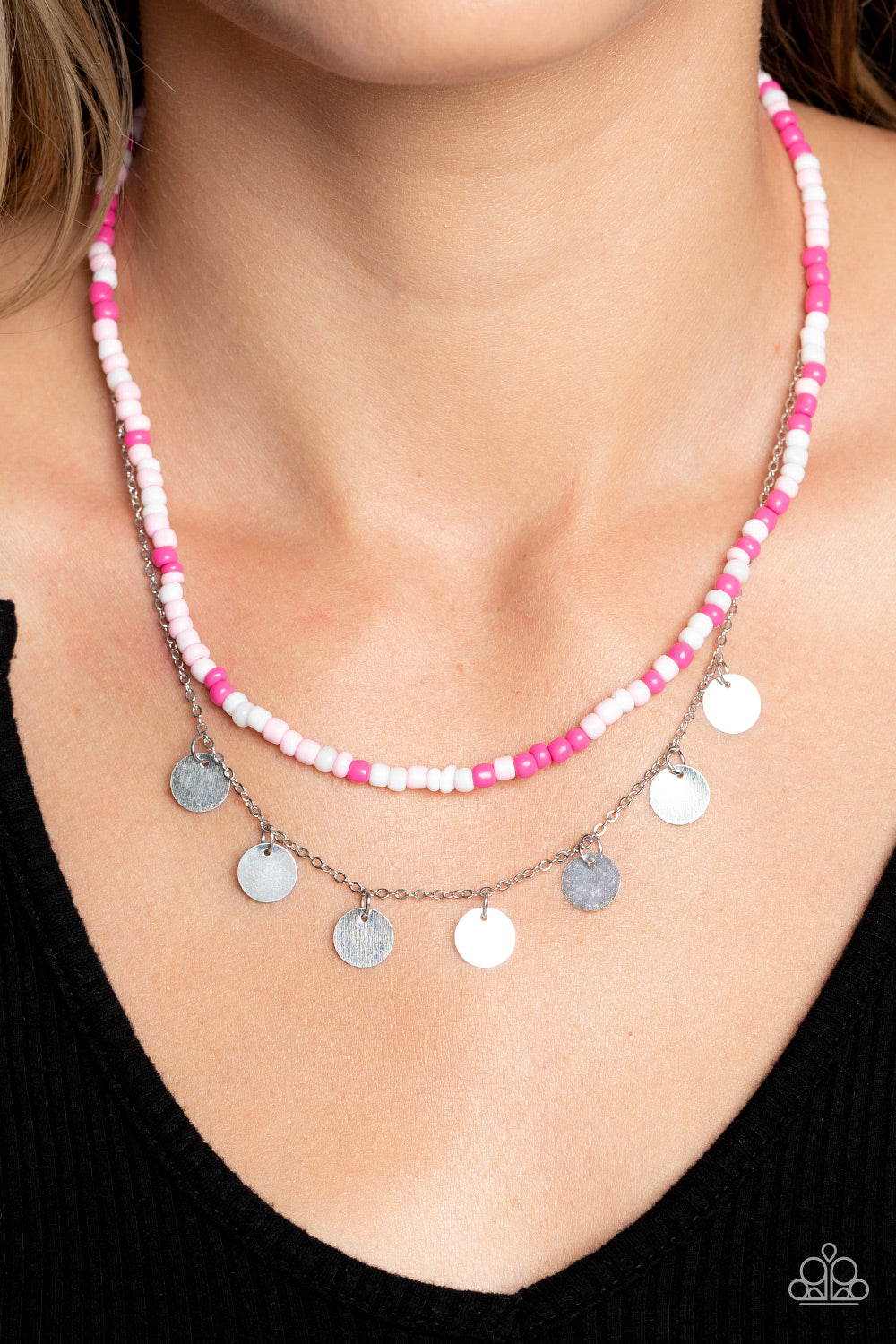 Comet Candy Necklace (Multi, Pink, Blue)