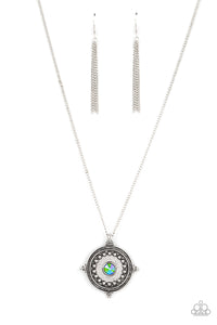 Compass Composure Green Necklace