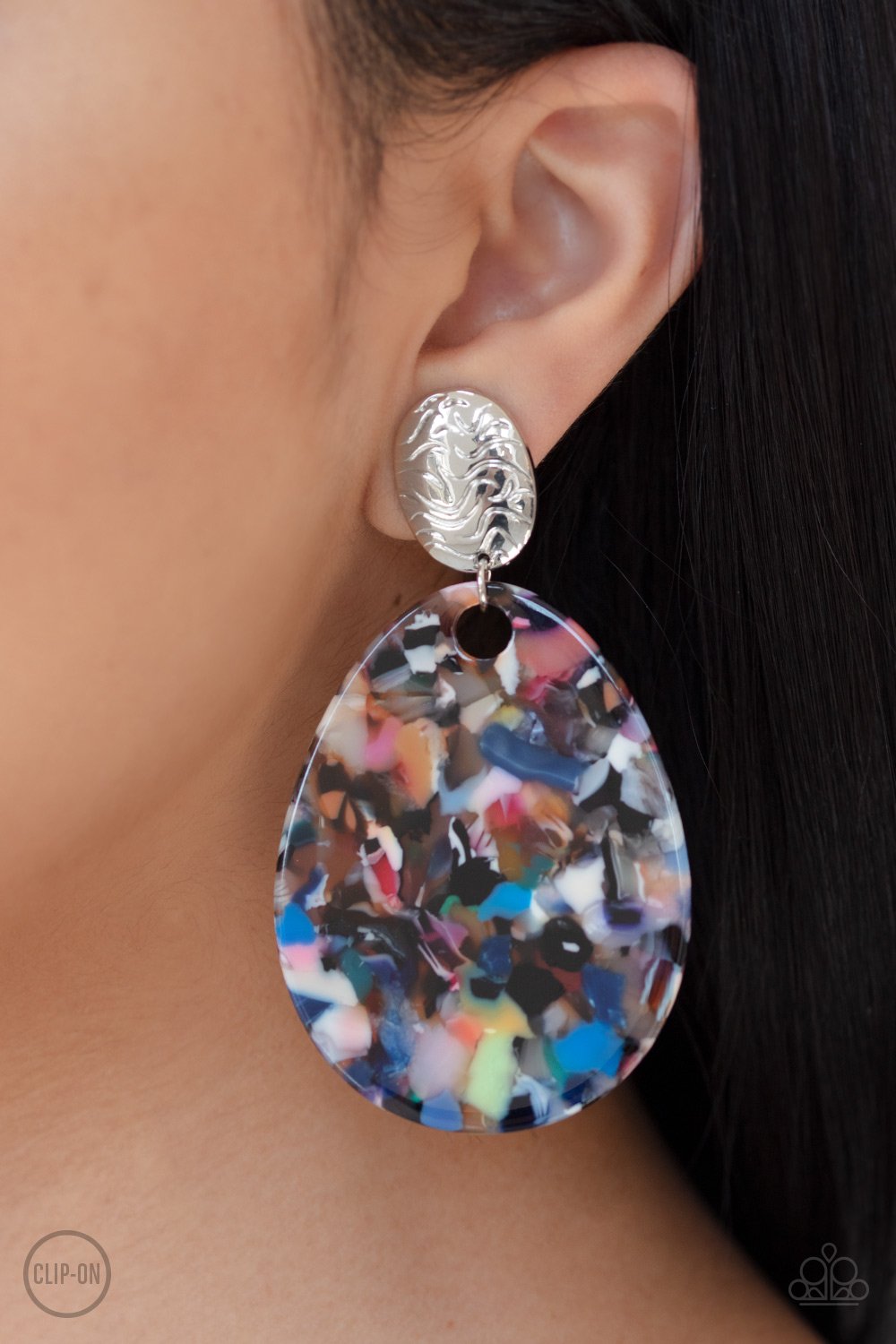 Confetti Collage Multi Earring