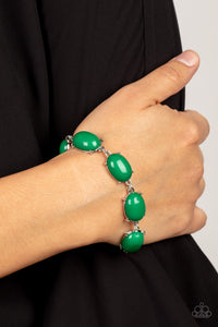 Confidently Colorful Green Bracelet