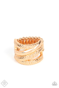 Contemporary Convergence Gold Ring