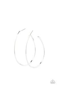 Cool Curves Silver Earring