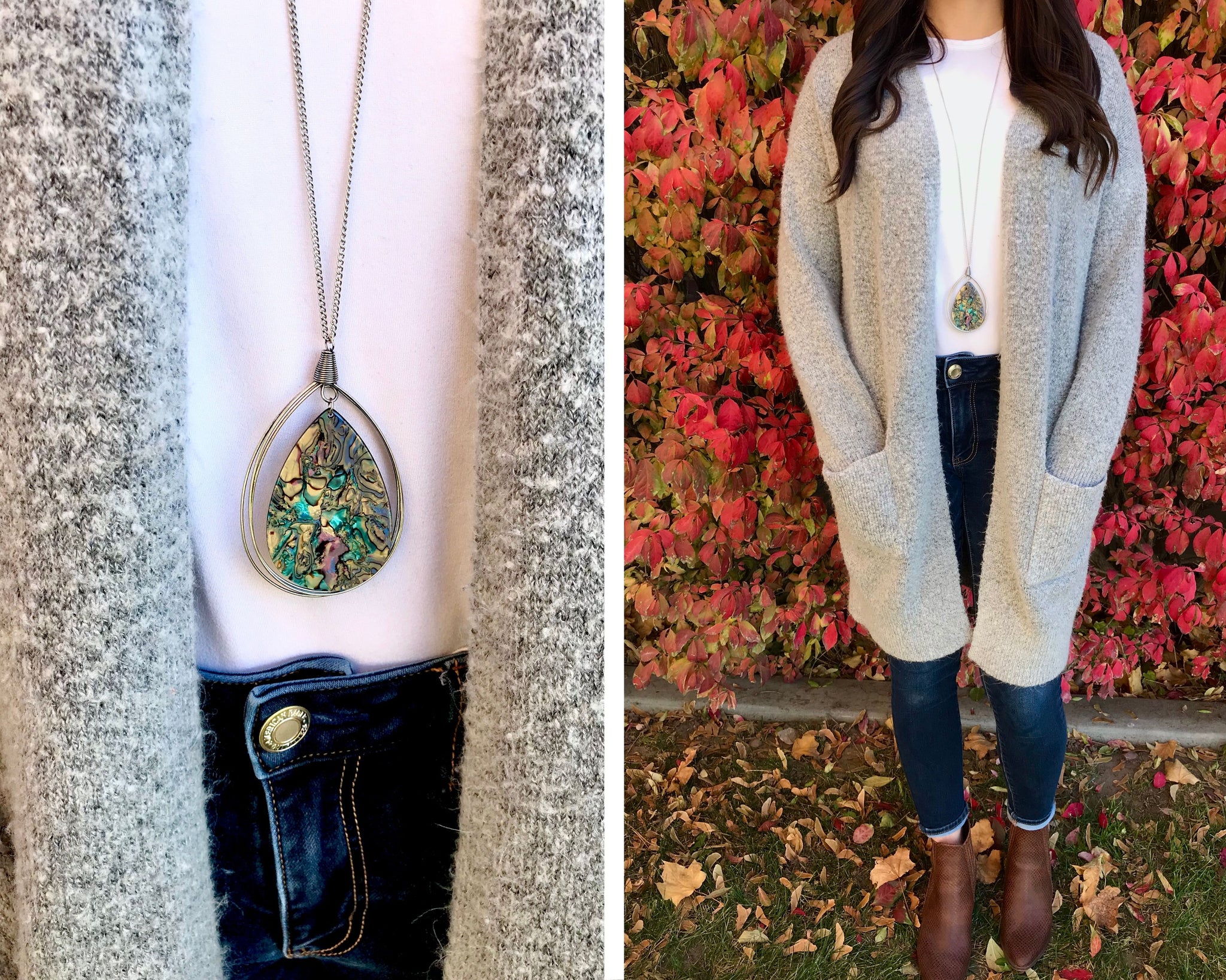 Retrograde Radiance Green Multi Necklace