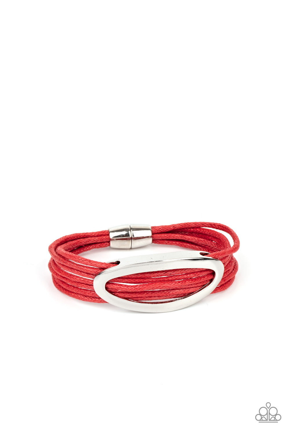 Corded Couture Red Bracelet