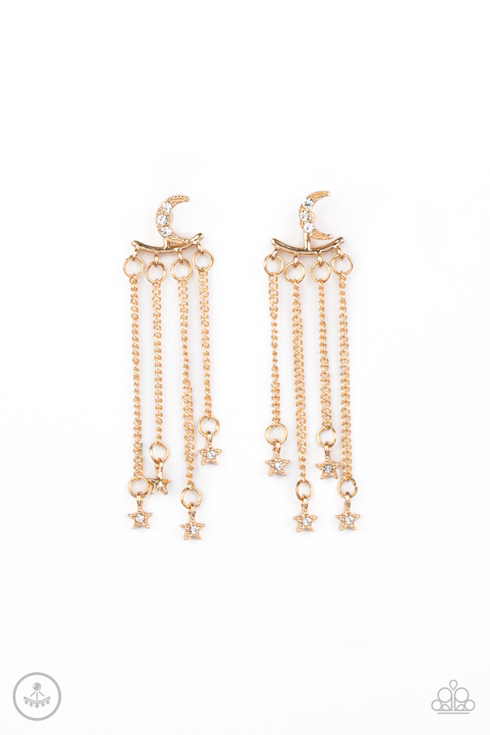 Cosmic Goddess Gold Earrings