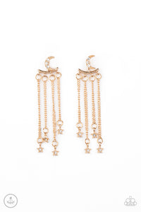 Cosmic Goddess Gold Earrings