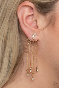 Cosmic Goddess Gold Earrings